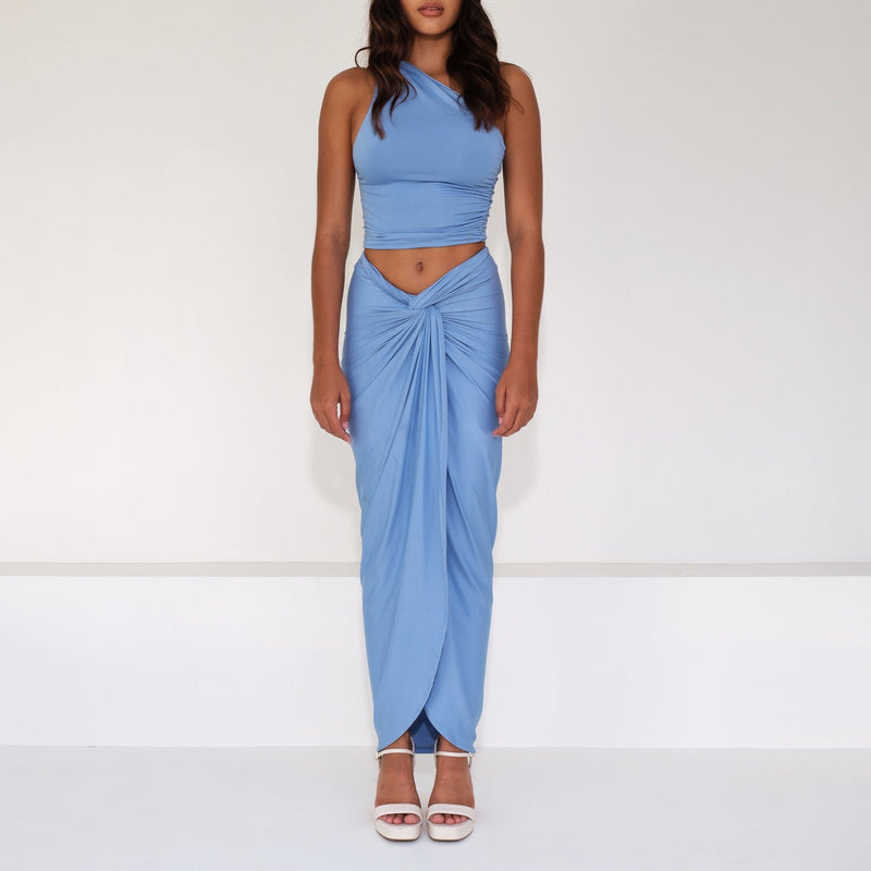 Bali Skirt Maxi | Aqua